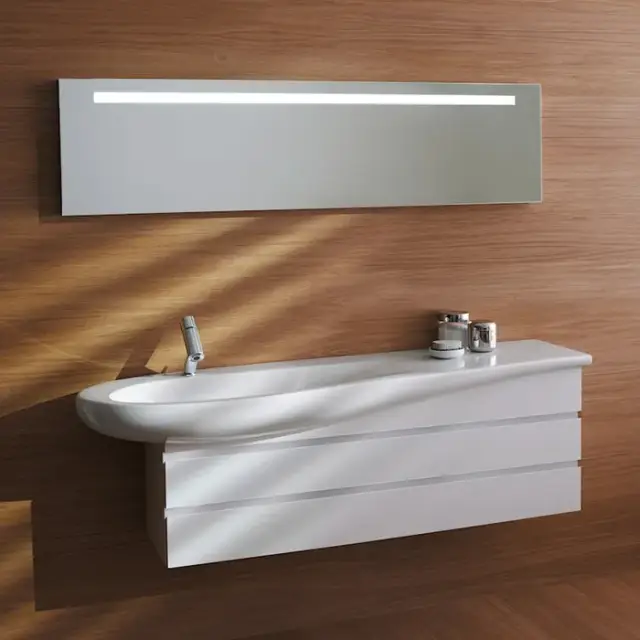 Laufen Alessi One Раковина 160х50х16.5 см, 1 отв., покрытие LCC, цвет: белый