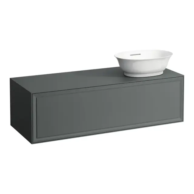 Laufen New Classic Тумба с раковиной, DX, 118х45х35см, 1 ящик, подвесная, цвет: серый