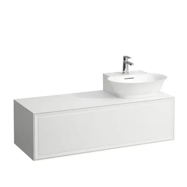 Laufen New Classic Тумба с раковиной, DX, 117.5x45.5x34.5см, 1 ящик, подвесная, цвет: белый глянцевый