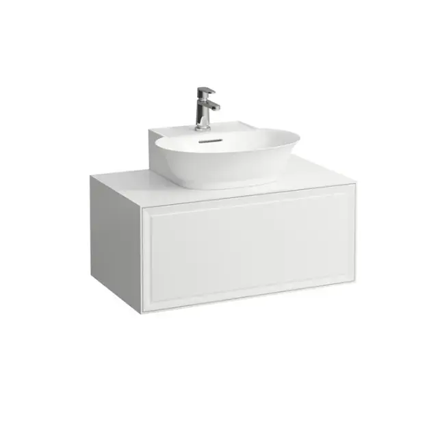 Laufen New Classic Тумба с раковиной, 77.5x45.5x34.5см, 1 ящиком, подвесная, цвет: белый глянцевый (для раковины 816852)