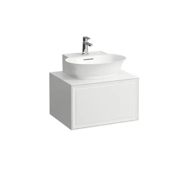 Laufen New Classic Тумба с раковиной, 57.5х45.5х34.5см, 1 ящик, подвесная, цвет: белый глянцевый