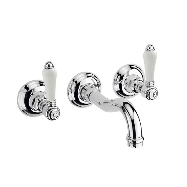 Nicolazzi Petit Mont Blanc Смеситель для раковины, настенный, цвет: хром