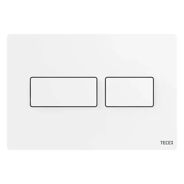 TECEsolid. Панель смыва с двойной системой смыва для унитаза, цвет: белый матовый