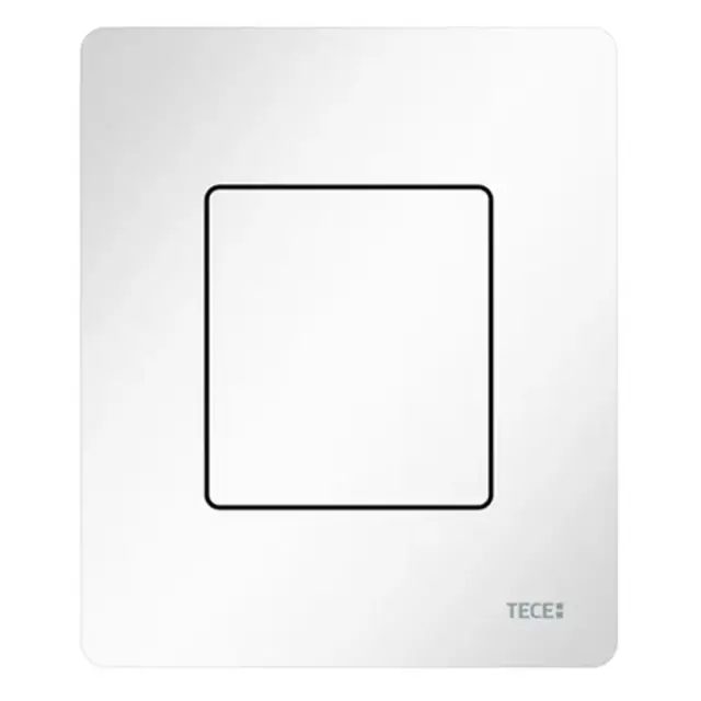TECEsolid Панель смыва для писсуара с картириджем, 124х104х6 мм, цвет: белый матовый
