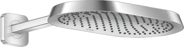 AXOR ShowerSphere Верхний душ 370/220 1jet EcoSmart с держателем, цвет: хром