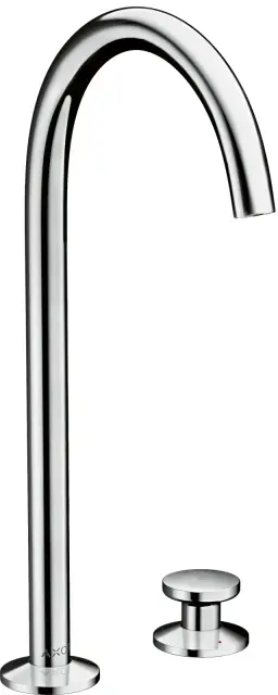 AXOR One Смеситель для раковины, на 2 отверстия, Select 260, со сливным клапаном Push-Open, цвет: хромированный