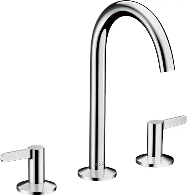 AXOR One Смеситель для раковины, на 3 отверстия, 170, со сливным клапаном Push-Open, цвет: хромированный