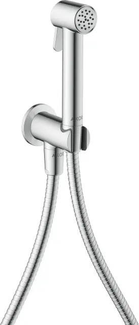 AXOR Bidette Showers Гигиенический душ 1jet круглый для холодной воды с держателем и шлангом 1.25 м, цвет: хром