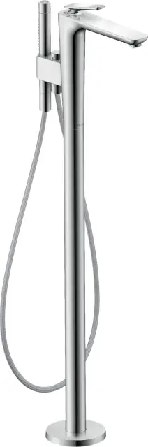 AXOR Citterio C Смеситель для ванны однорычажный напольный - cubic cut, цвет: хром
