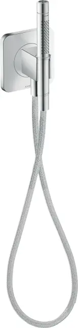 AXOR Citterio C Porter-набор 120/120 softsquare с ручным душем 2jet и текстильный душевой шланг, цвет: хром