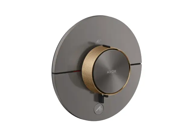 AXOR ShowerSelect ID Термостат HighFlow скрытого монтажа круглый на 1 функцию и дополнительный выход (акцент: кант)