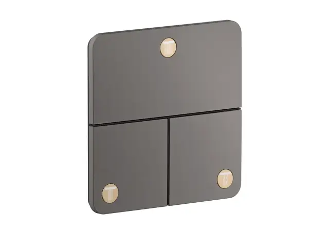 AXOR ShowerSelect ID Вентиль скрытого монтажа softsquare на 3 функции (акцент: символ-звезда)