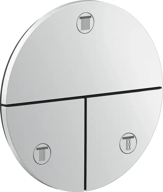 AXOR ShowerSelect ID Вентиль скрытого монтажа круглый на 3 функции, цвет: хром