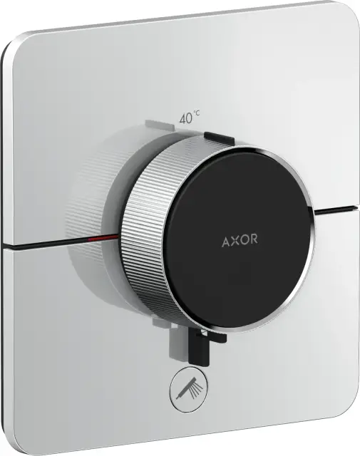 AXOR ShowerSelect ID Термостат HighFlow скрытого монтажа softsquare на 1 функцию и дополнительный выход, цвет: хром
