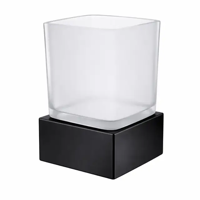 Стакан Jorger EMPIRE ROYAL CRYSTAL 627.00.046.092 черный матовый/матовое стекло