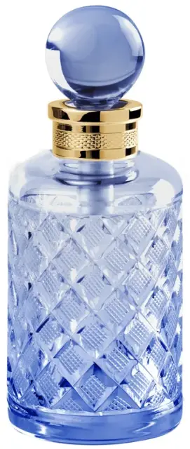 Флакон для духов 360 ml d.8*19h blue crystal/Matt Soft Gold
