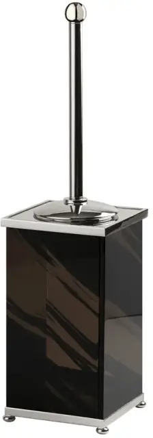 Ершик туалетный Cristal&Bronze OBSIDIENNE LISSE FS11P-A2-690 обсидиан/никель
