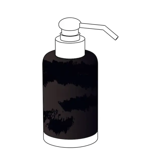 Дозатор Cristal&Bronze OBSIDIENNE LISSE FS11P-A1-631 Obsidienne lisse/POLISHED CHROME