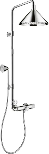 AXOR Showers/Front Showerpipe с термостатом и верхним душем 240 2jet, цвет: хромированный