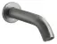 Излив Gessi 316 Flessa, для смесителя удаленного управления, 156 мм, цвет Steel Brushed