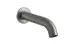 Излив для ванны Gessi 316, настенный, цвет Steel Brushed