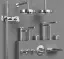 Смеситель для душа Gessi Anello, встраиваемый, однорычажный, на 1 потребителя, внешняя часть, цвет Chrome