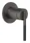 Cмеситель Gessi Ingranaggio, настенный, встраиваемый, внешняя часть, цвет Black Metal Brushed PVD