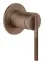 Cмеситель Gessi Ingranaggi, настенный, встраиваемый, внешняя часть, цвет Copper Brushed PVD