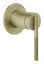Cмеситель Gessi Ingranaggio, настенный, встраиваемый, внешняя часть, цвет Brushed Brass PVD