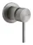 Cмеситель Gessi 316 Cesello, настенный, встраиваемый, на 1 выход, цвет steel Brushed