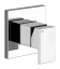 Cмеситель Gessi Rettangolo, настенный на 1 выход, внешняя часть, цвет Chrome