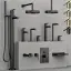 Излив для ванны Gessi Anello, настенный, цвет Matte Black