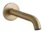 Излив Gessi 316 Flessa, для смесителя удаленного управления, 156 мм, цвет warm Bronze Brushed PVD