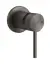 Смеситель Gessi316 Flessa встраиваемый, внешняя часть, цвет Black Metal Brushed PVD