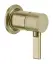 Смеситель Gessi Inciso, встраиваемый, однорычажный, на 1 выход, цвет Brass Brushed PVD