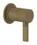 Смеситель Gessi Inciso, встраиваемый, однорычажный, на 1 выход, цвет Antique Brass