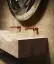 Смеситель Gessi Origini, настенный, встраиваемый, на 1 выход, внешняя часть, цвет Copper Brushed PVD