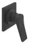 Смеситель Gessi Rilievo, настенный, на 1 выход, внешняя часть, цвет Matte Black