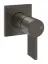 Смеситель для раковины Gessi Inverso, настенный, на 1 выход, внешняя часть, Н-95 мм, цвет чёрный металл шлифованный PVD