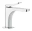 Смеситель для раковины Gessi Rilievo, без донного клапана, с соединительными шлангами, длина излива 166 мм, цвет хром