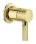 Смеситель Gessi Inciso, встраиваемый, однорычажный, на 1 выход, цвет Gold PVD