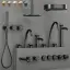 Излив для ванны Gessi Origini, настенный, цвет Black Metal Brushed PVD