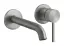 Смеситель для раковины Gessi 316, настенный, встраиваемый, цвет steel Brushed