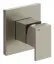 Cмеситель Gessi Rettangolo, настенный на 1 выход, внешняя часть, цвет Finox Brushed Nickel