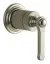 Смеситель Gessi Venti20, настенный, на 1 выход, внешняя часть, цвет Finox Brushed Nickel