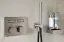 Ручной душ Gessi 316, с шланговым подсоединением и держателем, цвет Steel Brushed