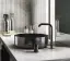 Излив для раковины Gessi316, высокий 273 мм, отдельностоящий, цвет Brushed Brass PVD