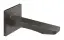 Излив Gessi Rilievo, настенный, глубина 192 мм, цвет Black Metal Brushed PVD