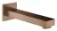 Излив для ванны Gessi Inverso, 180 мм, настенный, цвет Copper Brushed PVD