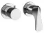 Cмеситель для душа Gessi Ventaglio, настенный, на 2 выхода, встраиваемый, внешние части, цвет Chrome